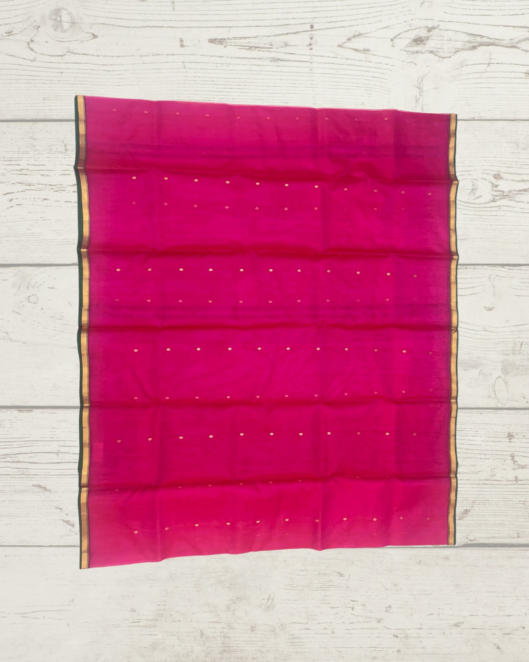 Chanderi Katan Piping Pink